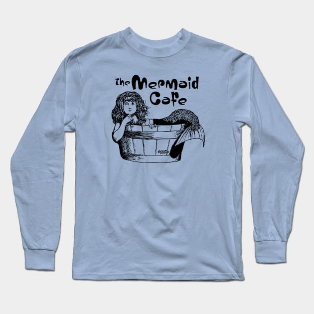 Mermaid Cafe1 Long Sleeve T-Shirt by BonzoTee